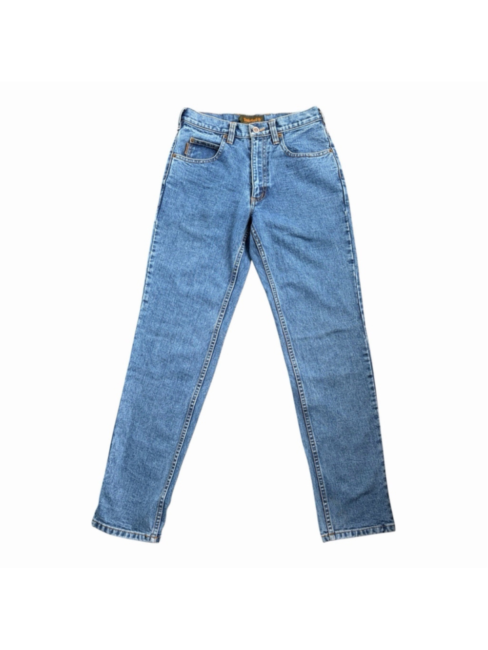 Vintage 90s 1998 Timberland Weather Gear Mid-Rise Medium Wash Jeans Size 28 Blue
